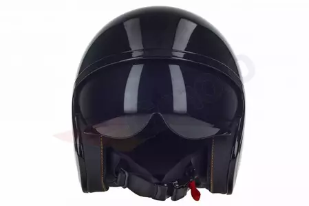 LS2 OF599 SPITFIRE SOLID BLACK XS casco moto open face-3
