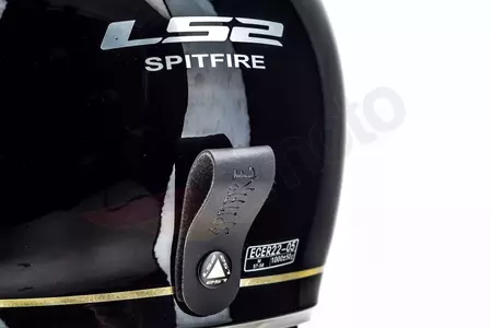 LS2 OF599 SPITFIRE FLIER BLACK XS casco de moto open face-10