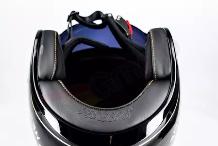 LS2 OF599 SPITFIRE FLIER BLACK XXL capacete aberto para motociclistas-11