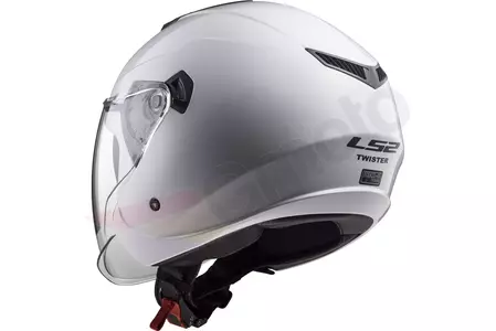 LS2 OF573 TWISTER II SOLID WHITE L casco abierto para moto-3