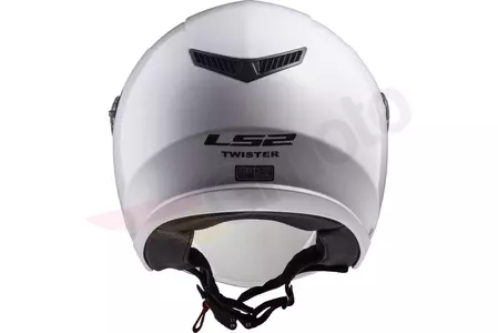 LS2 OF573 TWISTER II SOLID WHITE L casco abierto para moto-4
