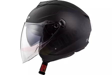 LS2 OF573 TWISTER II SOLID MATT BLACK L capacete aberto para motociclistas-1