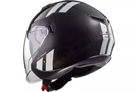 LS2 OF573 TWISTER COMBO BLACK RAINBOW XS casco moto open face-3