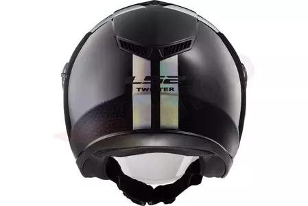 LS2 OF573 TWISTER COMBO BLACK RAINBOW XS casco moto open face-4