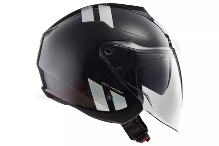 LS2 OF573 TWISTER COMBO BLACK RAINBOW XS casco moto open face-6