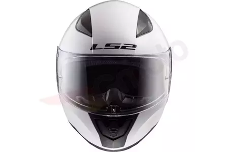 LS2 FF353J RAPID MINI SOLID WHITE S casco integrale da moto per bambini-4