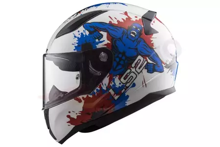 Dječja motociklistička kaciga koja pokriva cijelo lice LS2 FF353J RAPID MINI MONSTER W/BLUE S-2