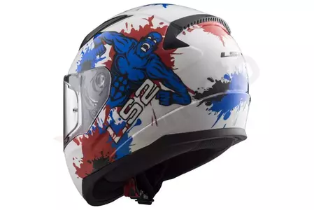 LS2 FF353J RAPID MINI MONSTER W/BLUE S casco integral de moto para niños-3