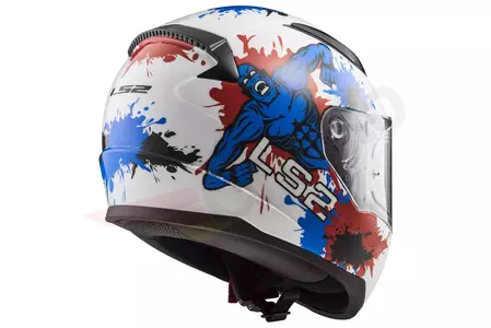 LS2 FF353J RAPID MINI MONSTER W/BLUE L casco integral de moto para niños-5