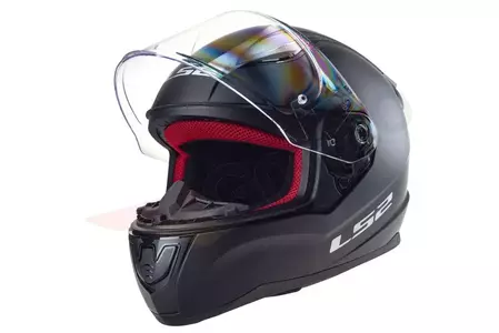 LS2 FF353 RAPID SOLID casco integral de moto negro mate S-1