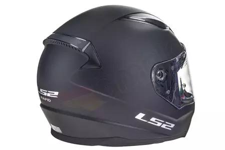 Motociklistička kaciga koja pokriva cijelo lice LS2 FF353 RAPID SOLID crna mat S-6