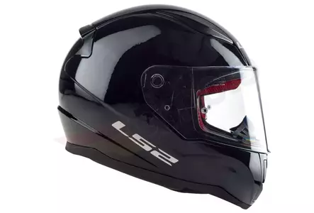Motociklistička kaciga koja pokriva cijelo lice LS2 FF353 RAPID SOLID crna XS-3