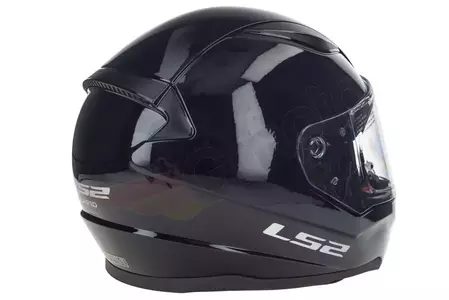 LS2 FF353 RAPID SOLID integralinis motociklininko šalmas juodas XS-6