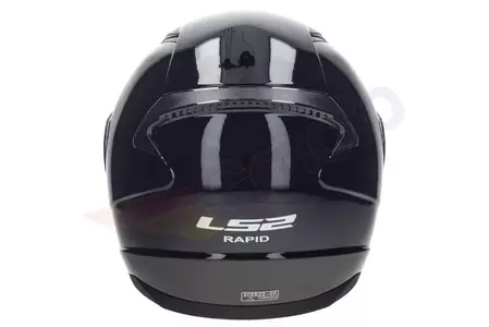 LS2 FF353 RAPID SOLID melna S integrālā motociklista ķivere-7