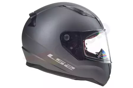 LS2 FF353 RAPID SOLID MATT TITANIUM XS capacete integral de motociclista-3