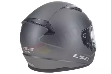 LS2 FF353 RAPID SOLID MATT TITANIUM XS capacete integral de motociclista-5