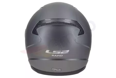 LS2 FF353 RAPID SOLID MATT TITANIUM casco moto integrale 3XL-6