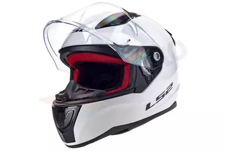 Motociklistička kaciga koja pokriva cijelo lice LS2 FF353 RAPID SOLID bijela XS-1