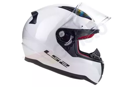 LS2 FF353 RAPID SOLID integreret motorcykelhjelm hvid XL-4