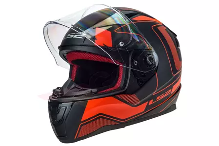 Motociklistička kaciga koja pokriva cijelo lice LS2 FF353 RAPID CARRERA MATT BLACK RED L-1