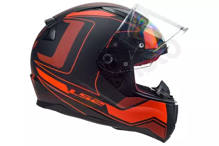 Motociklistička kaciga koja pokriva cijelo lice LS2 FF353 RAPID CARRERA MATT BLACK RED L-5