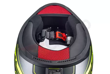 LS2 FF353 RAPID CARRERA MATT B/HI VIS YELLOW M capacete integral de motociclista-13