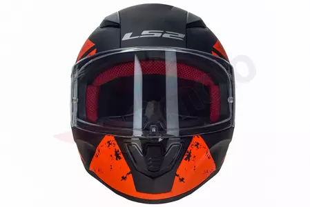 Motociklistička kaciga koja pokriva cijelo lice LS2 FF353 RAPID DEADBOLT MATT B/NARANČASTA XS-3