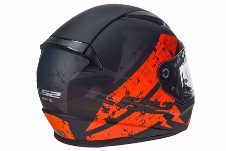 LS2 FF353 RAPID DEADBOLT MATT B/ORANGE S capacete integral de motociclista-6