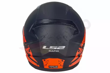 LS2 FF353 RAPID DEADBOLT MATT B/ORANGE S capacete integral de motociclista-7