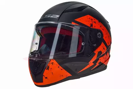 LS2 FF353 RAPID DEADBOLT MATT B/ORANGE M capacete integral de motociclista-2