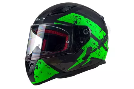 Motociklistička kaciga koja pokriva cijelo lice LS2 FF353 RAPID DEADBOLT MATT B/GREEN XS-2