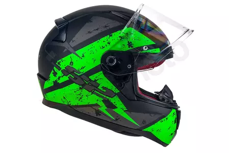 Motociklistička kaciga koja pokriva cijelo lice LS2 FF353 RAPID DEADBOLT MATT B/GREEN XS-5
