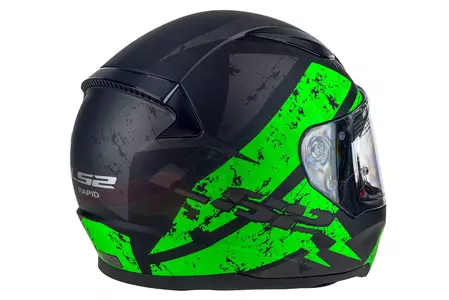 Motociklistička kaciga koja pokriva cijelo lice LS2 FF353 RAPID DEADBOLT MATT B/GREEN XS-6