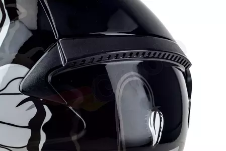 Motociklistička kaciga koja pokriva cijelo lice LS2 FF353 RAPID POPPIES BLACK WHITE XS-11