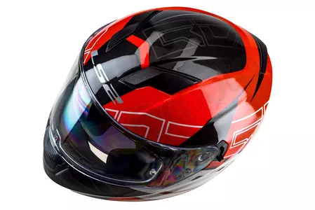 LS2 FF320 STREAM EVO KUB RED BLACK XXL casco moto integrale-9