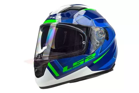 Kask motocyklowy integralny LS2 FF320 STREAM EVO AXIS BLUE WHITE XXL-2
