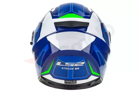 LS2 FF320 STREAM EVO AXIS BLUE WHITE XXL integralus motociklininko šalmas-8