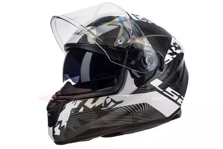 Motociklistička kaciga koja pokriva cijelo lice LS2 FF320 STREAM EVO HYPE C/W TITANIUM XXL-1