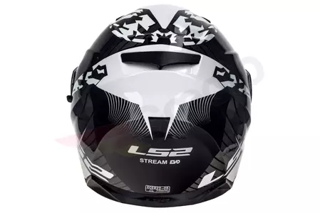 LS2 FF320 STREAM EVO HYPE B/W TITANIUM XXL Integral-Motorradhelm-8