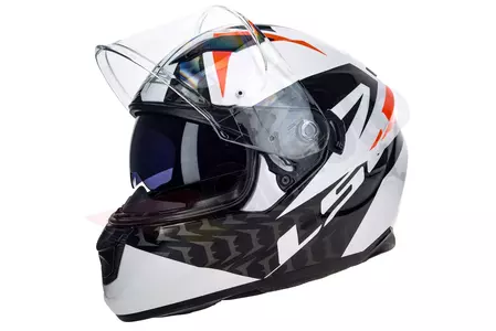 Motociklistička kaciga koja pokriva cijelo lice LS2 FF320 STREAM EVO COMMANDER W/B CRVENA XXL-1