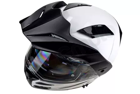 LS2 FF324 METRO EVO SOLID WHITE P/J XL casco moto mandíbula-14