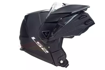LS2 FF324 METRO EVO SOLID MATT BLACK P/J XXS casco moto mandíbula-7
