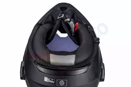 LS2 FF324 METRO EVO SOLID MATT BLACK P/J L casco moto mandíbula-15