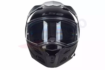 LS2 FF324 METRO EVO SOLID MATT BLACK P/J L casco moto mandíbula-4