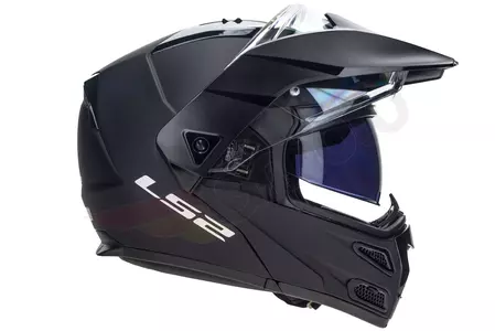 LS2 FF324 METRO EVO SOLID MATT BLACK P/J L casco moto mandíbula-5