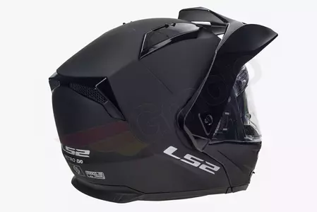 Kask motocyklowy szczękowy LS2 FF324 METRO EVO SOLID MATT BLACK P/J XL-8