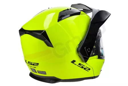 LS2 FF324 METRO EVO GLOSS HI-VIS YELLOW P/J XXL casco moto mandíbula-9