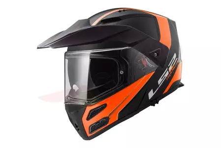 LS2 FF324 METRO EVO RAPID B/ORANGE P/J XS casco moto mandíbula-1