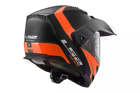LS2 FF324 METRO EVO RAPID B/ORANGE P/J XS casco moto mandíbula-2