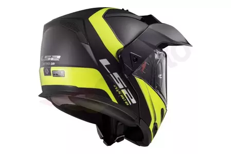 LS2 FF324 METRO EVO RAPID B/YELLOW P/J S casco moto mandíbula-3